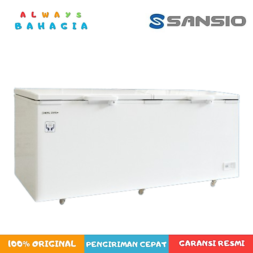 Jual Sansio SAN-658CF Chest Freezer 2 Pintu Kapasitas 658 Liter ...