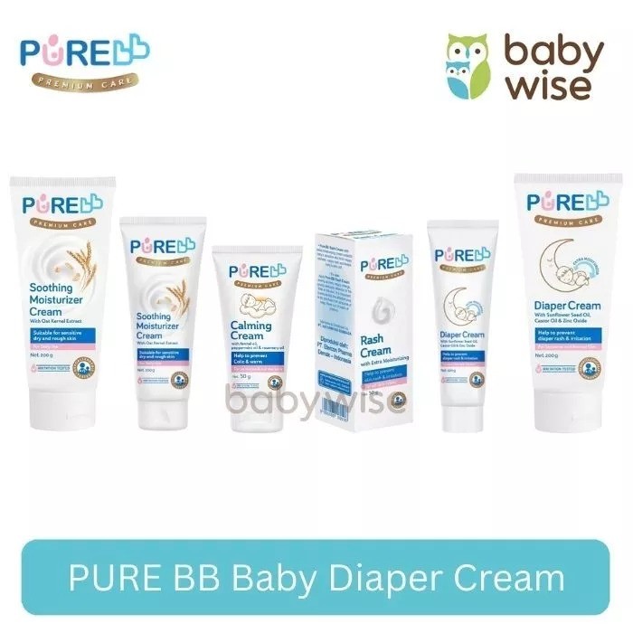 Jual PURE BB Baby Diaper Cream | Rash Cream | Moisturizer Cream ...