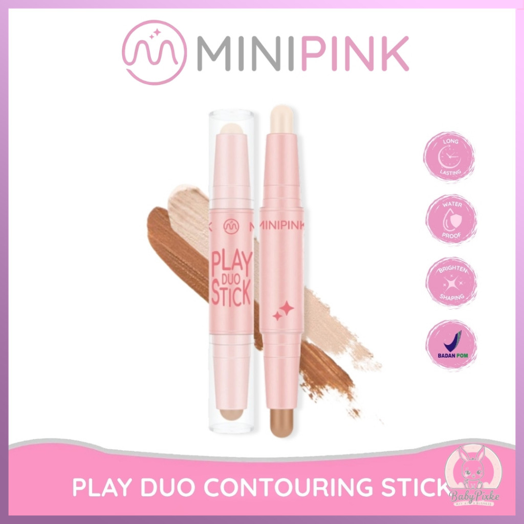 Jual MINIPINK Contouring Stick DoubleShaping Concealer Hihghlighter ...