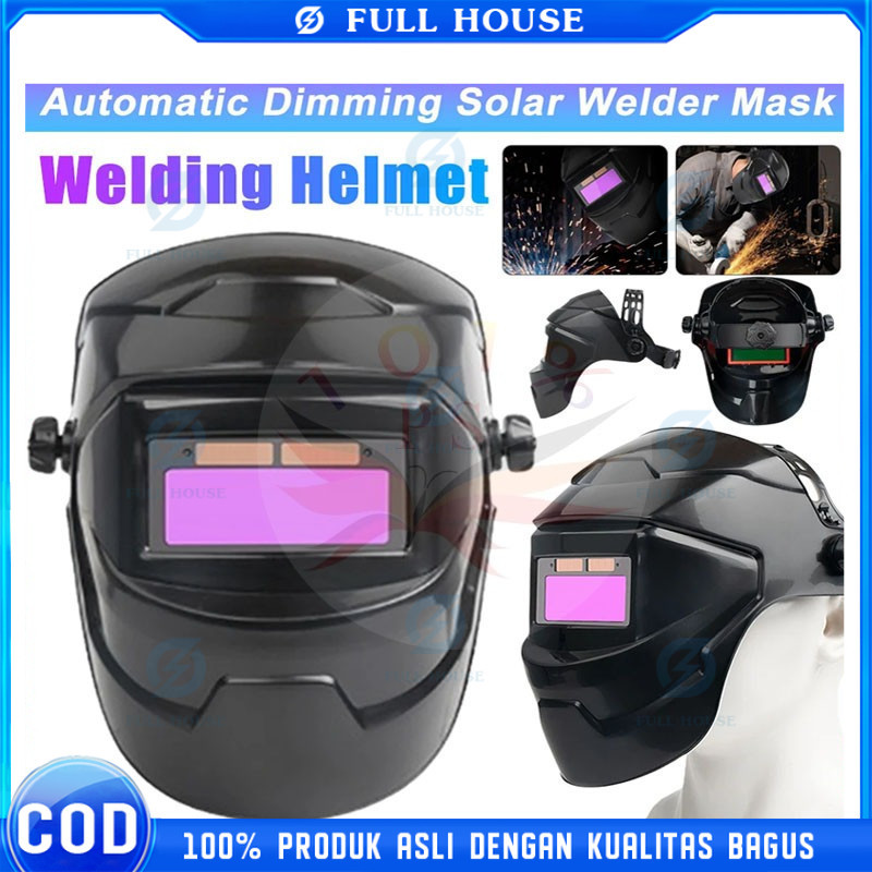 Jual Full House - Helm Las Otomatis Kedok Kacamata Las Auto Darkening ...