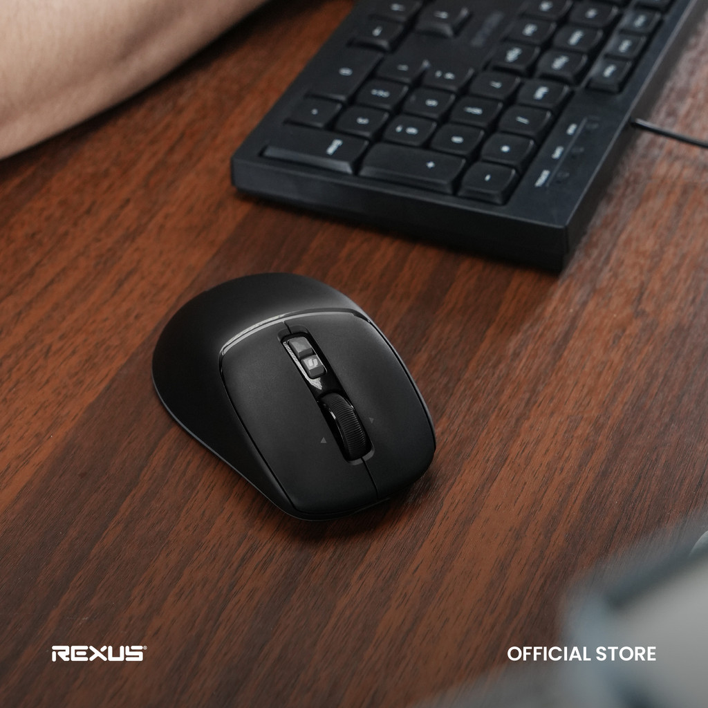 Rexus Nava Pro Q15 Mouse Office Wireless Silent Click - Ergonomic Shape with Co-Pilot (5)