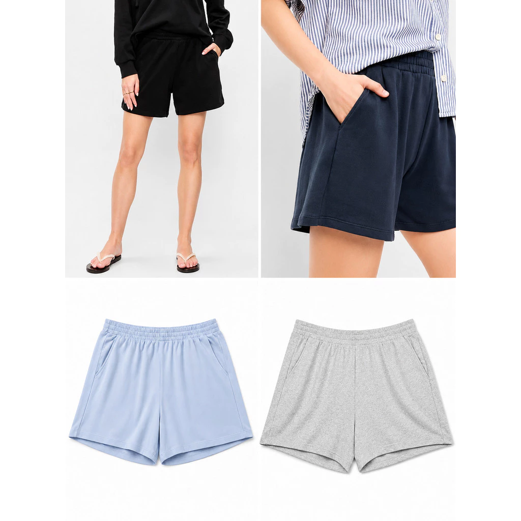 Celana Pendek Wanita OLN - Pull On Short -High Waist - 3142