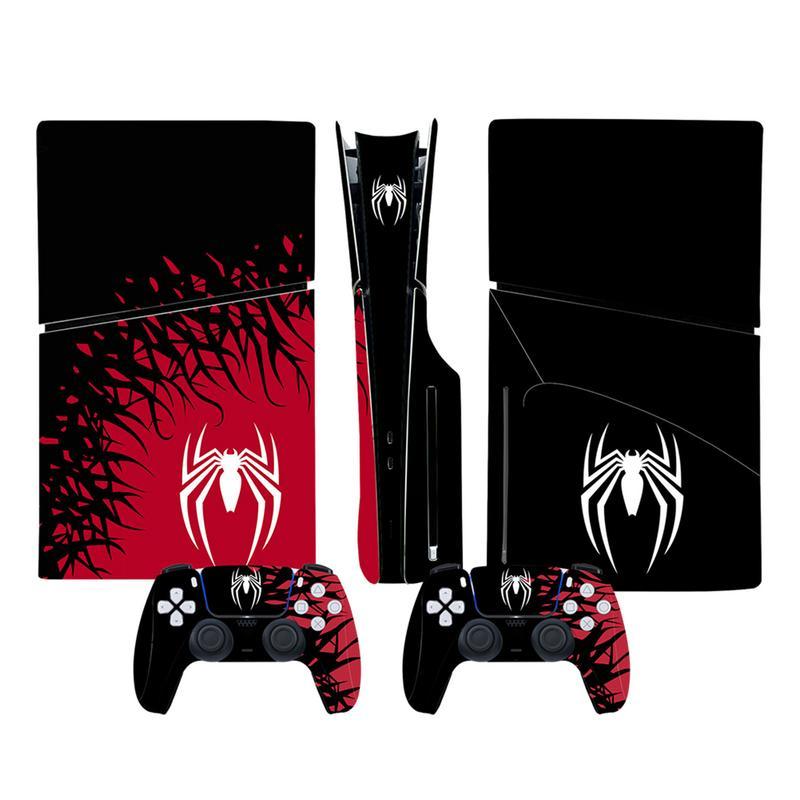 Jual PVC Cover Skins for Playstation 5 Slim Console Spider Skin Wraps ...