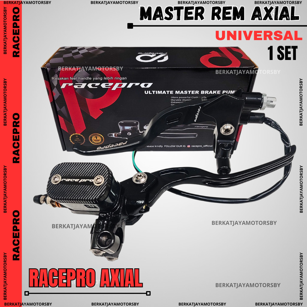 Jual MASTER REM RACEPRO KEPALA FULL CARBON KARBON TIPE AXIAL DIAMETER ...