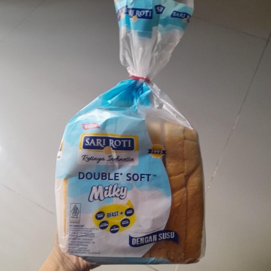 Jual Sari Roti Double Soft Milky Roti Rasa Susu Isi 10 | Shopee Indonesia