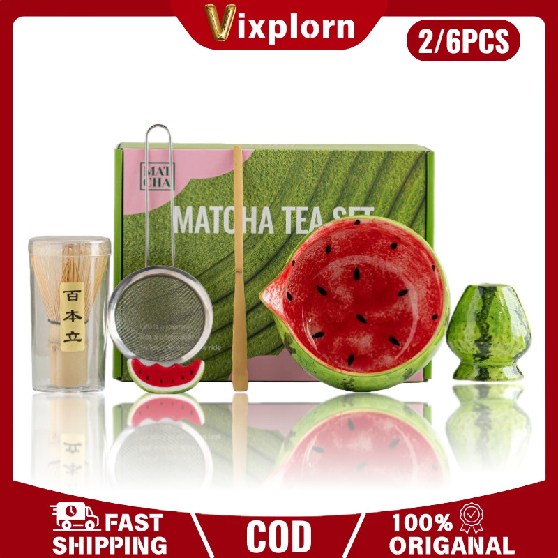 Jual Vixplorn Watermelon Matcha Set / Mangkok Semangka Yang Cantik Set ...