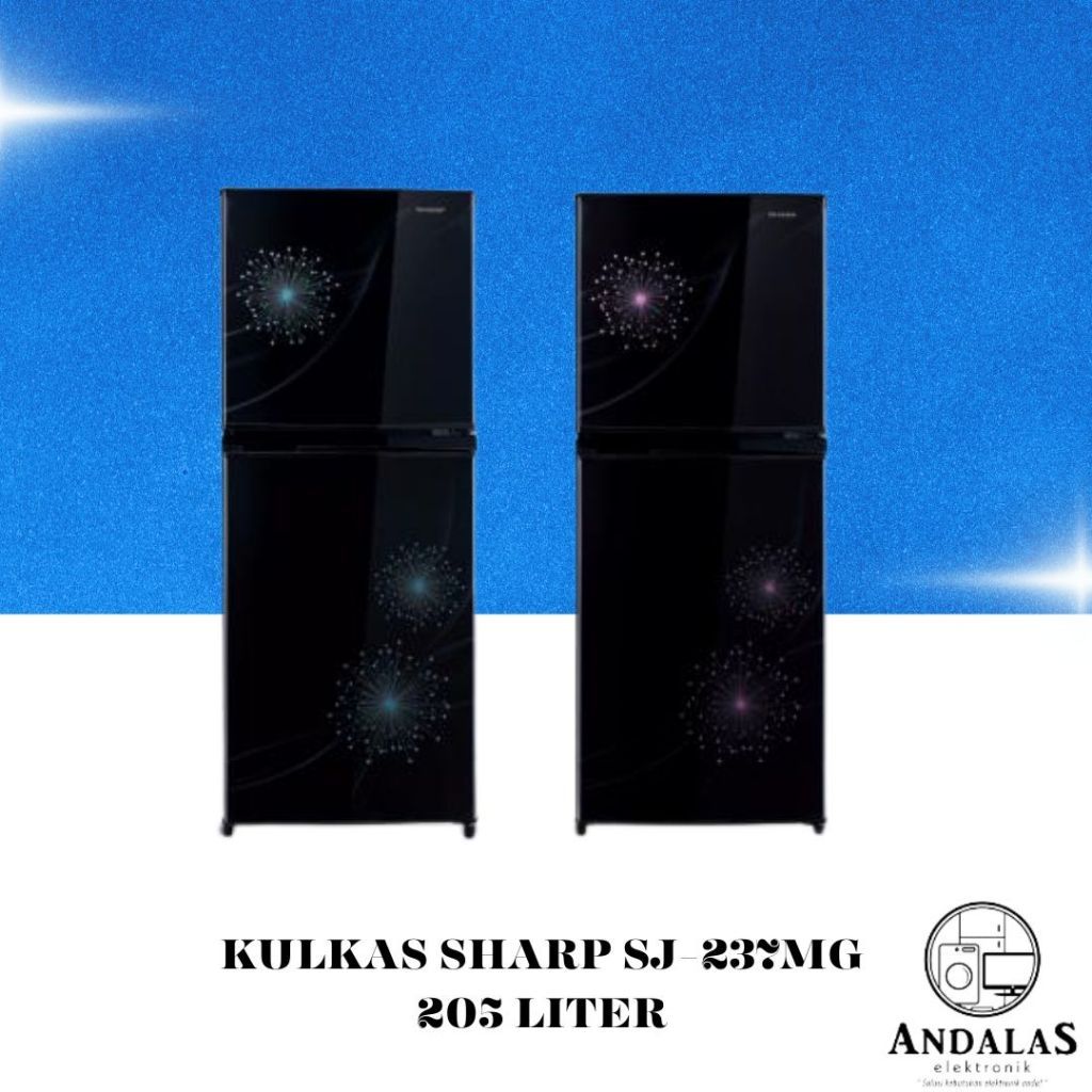 Jual KULKAS SHARP SJ237MG SJ-237MG LEMARI ES 2 PINTU SJ 237 MG 187LITER ...