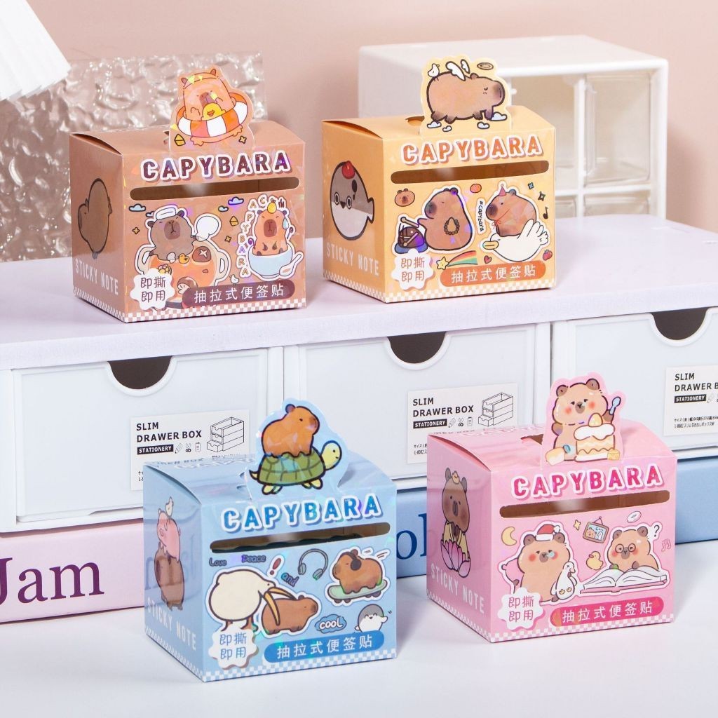 Jual STICKY NOTES DAN STICKER LABEL NAMA MOTIF DENGAN KEMASAN ROLL PULL ...