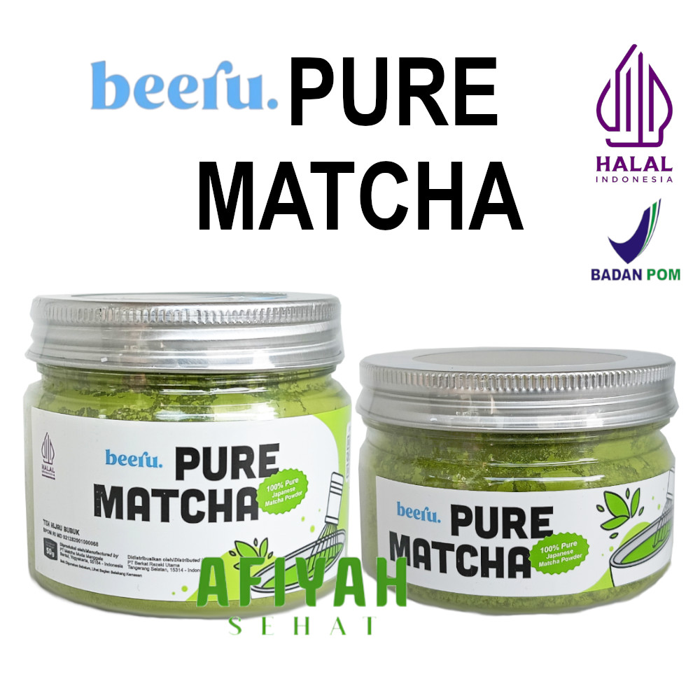 Jual BEERU Pure Matcha Powder Bubuk Teh Hijau Murni Original Jepang ...