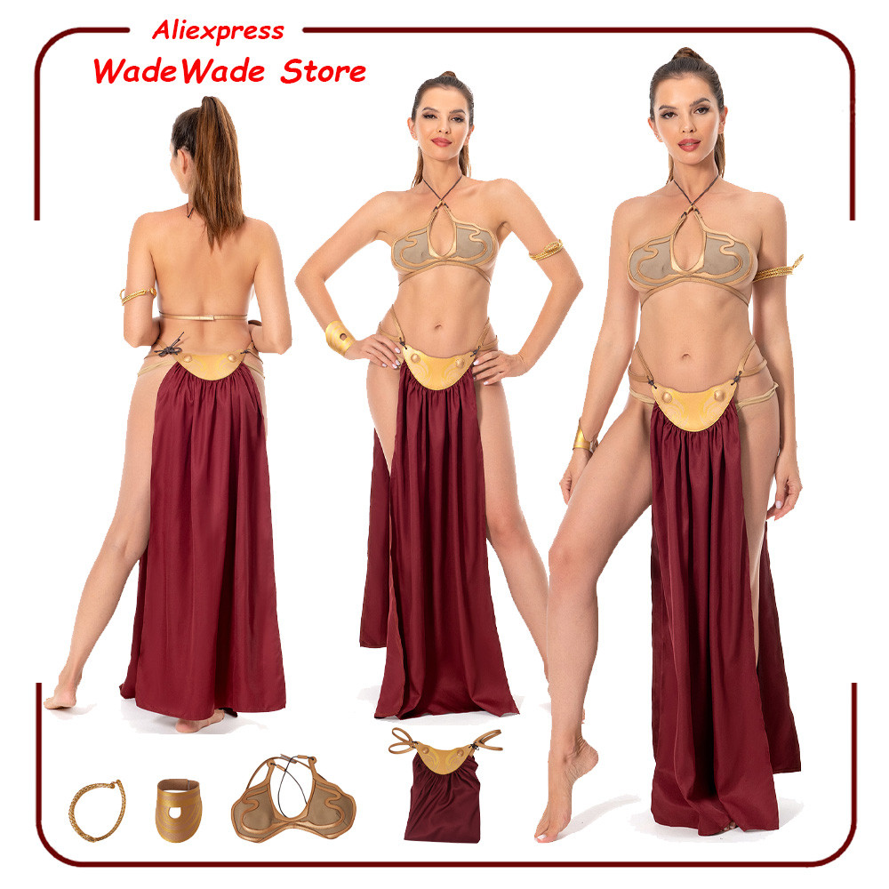 Jual Princess Leia Cosplay Costume Movie Space Battl…