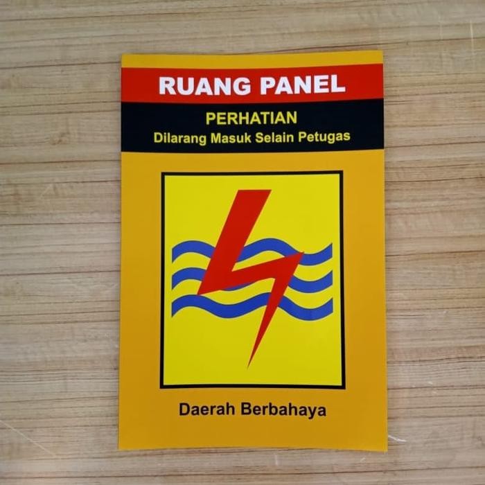Jual SIGN STICKER K3 RAMBU SAFETY AWAS TEGANGAN TINGGI UK 20X30CM ...