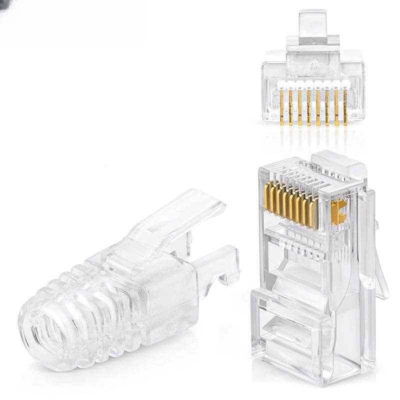 Jual HTOC RJ45 Connector Pass Through Connectors And Strain Relief ...