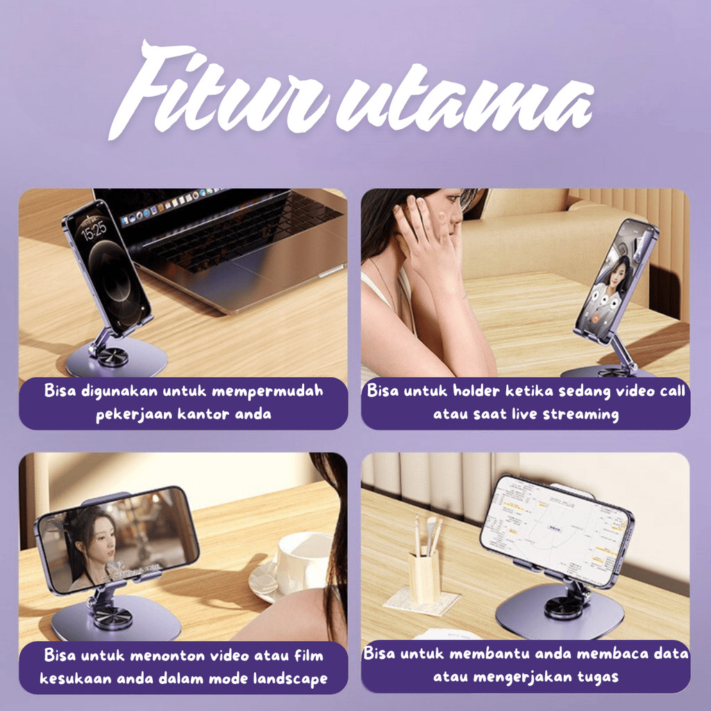 Jual MOKA Stand Handphone Phone Holder / Sandaran Ponsel Bisa Mode ...