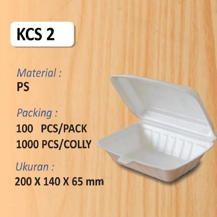 Jual Styrofoam Bubur KCS 2 isi 100 Sterofoam Gabus Foam Box Tempat ...