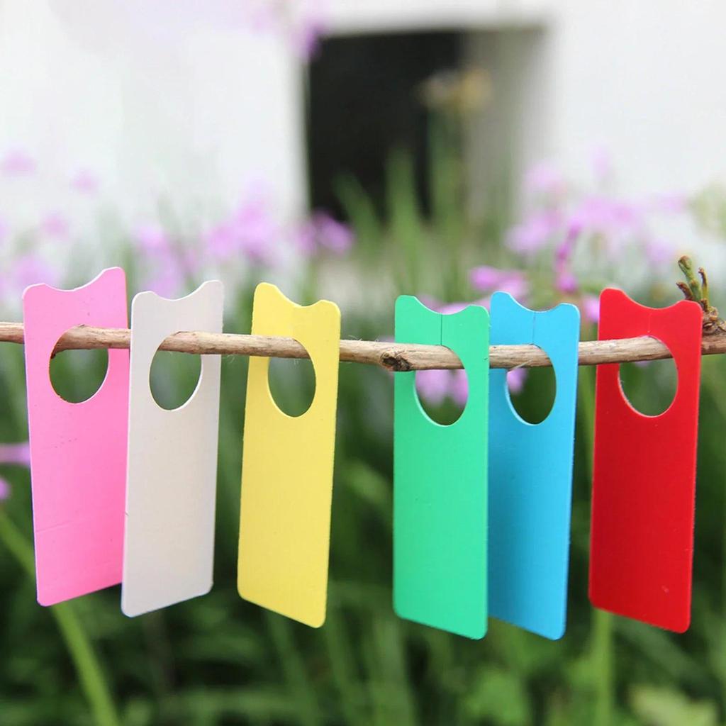 Jual 100pcs Garden Planting Tag With Hole Melon Fruit Tree Markers Sign ...