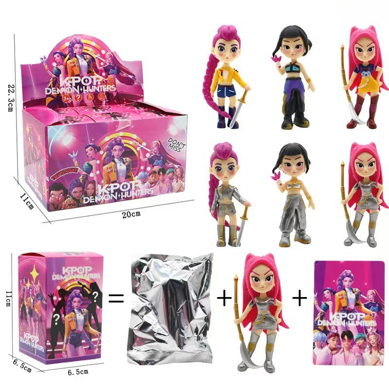 Jual 2025 Anime Kpop Devil Hunter Blind Box Figures Disassembly Fun ...