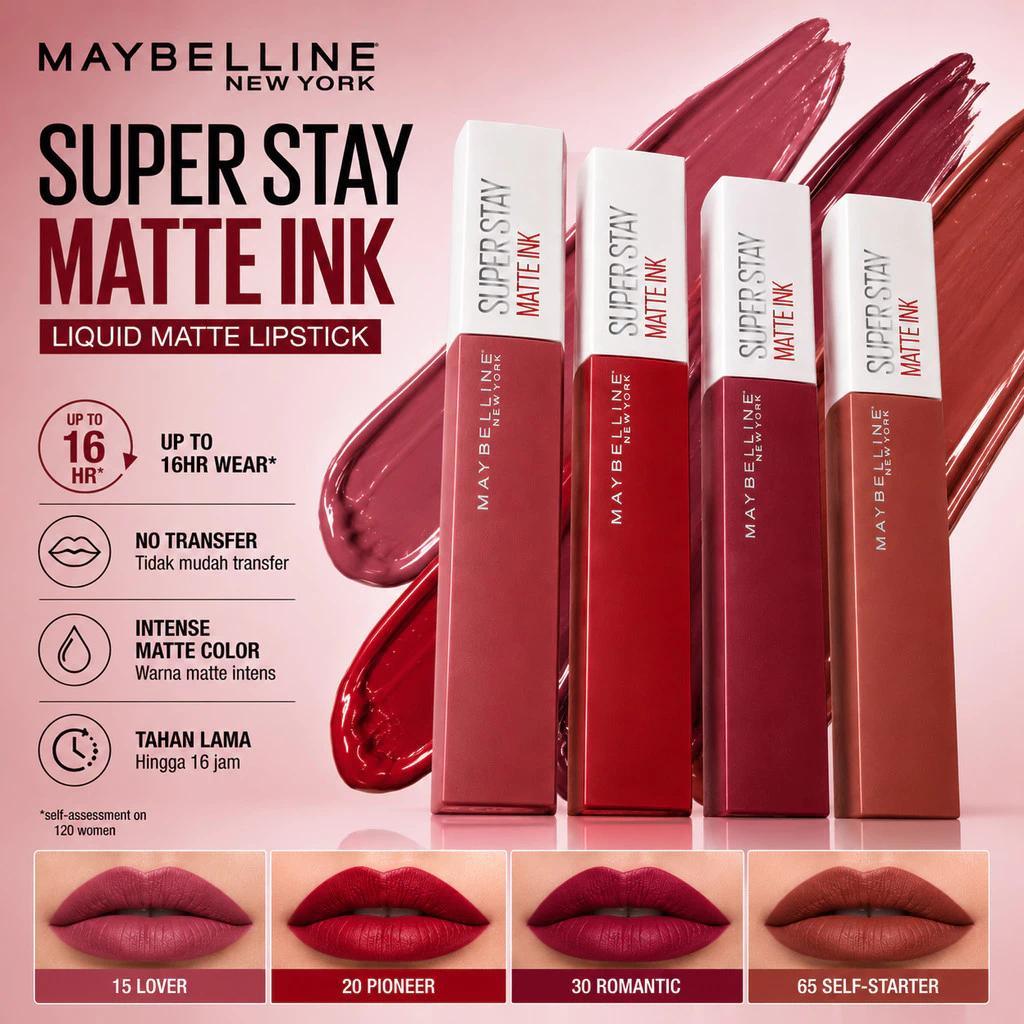 Jual [BISA COD] Maybelline Superstay Matte Ink Liquid Long Lasting ...