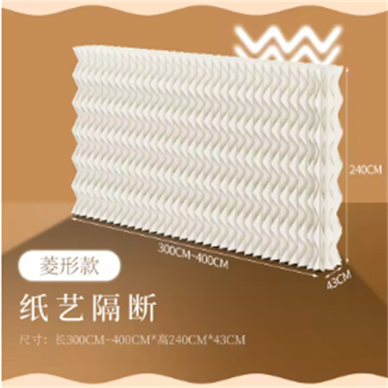 Jual Customized Home Decor Fish Scales White Folding Organ Paper Wall ...