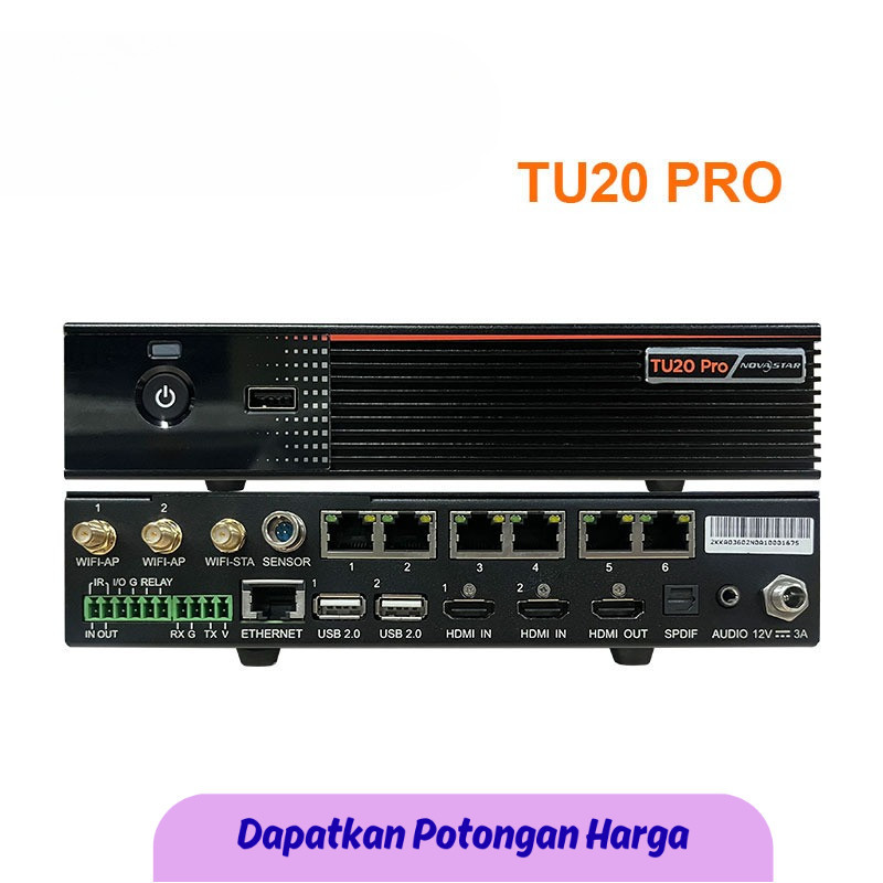 Jual SSN Industrial Novastar LED Processor TU20 Pro Multi-Sensor RS232 ...