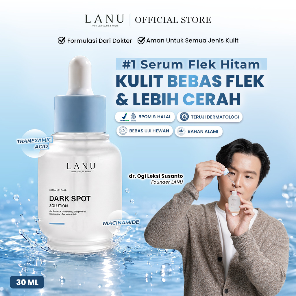 LANU DSS Dark Spot Serum | Pudarkan Flek Melasma & Cerahkan Wajah
