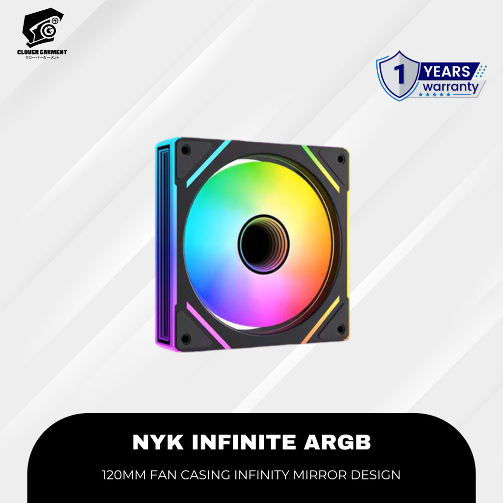 Jual NYK Nemesis INFINITE ARGB Fan Case Infinity Mirror Design 120mm ...