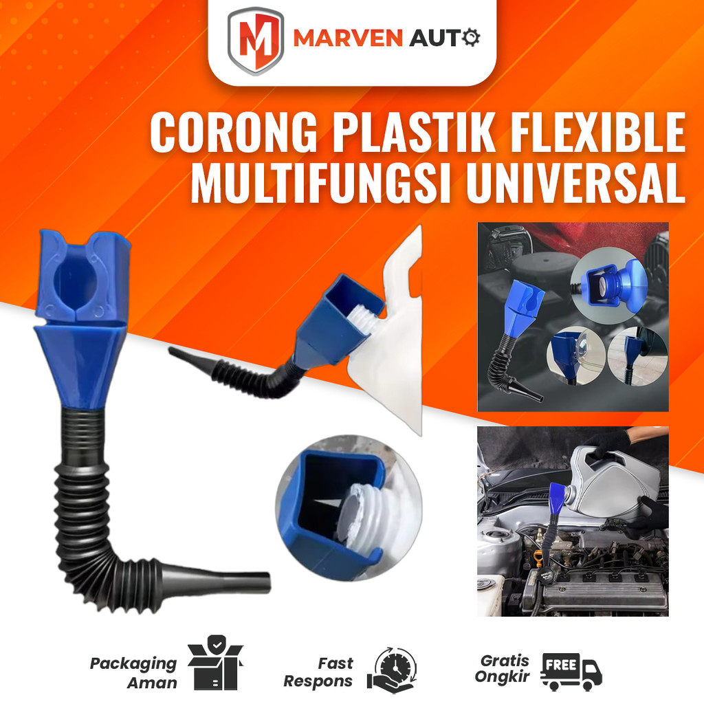 Jual Corong Fleksibel Serbaguna – Untuk Oli, Coolant, Radiator, Bensin ...