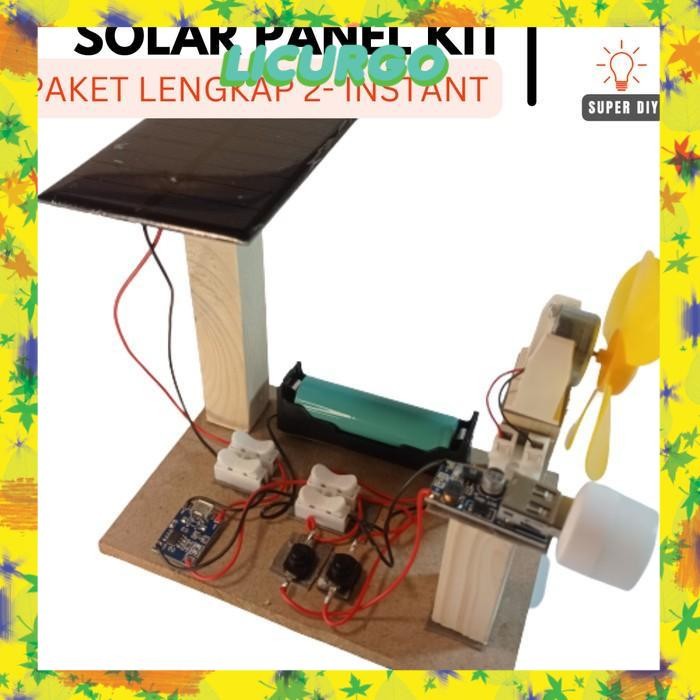 Jual KIT EDUKASI PEMBANGKIT LISTRIK TENAGA MATAHARI SOLAR CELL PANEL ...