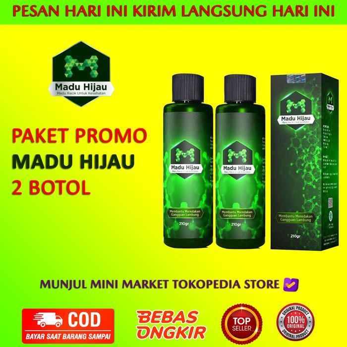 Promo 2 Botol Madu Hijau 100% Asli Obat Maag, Gerd dan Asam Lambung