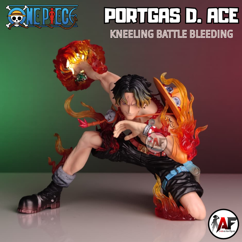 Jual Action Figure Statue One Piece Portgas D. Ace Kneeling Battle ...