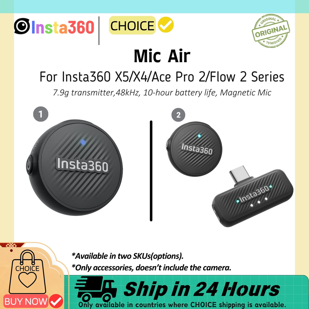 Insta360 Mic Air microfoon - CINSABWB