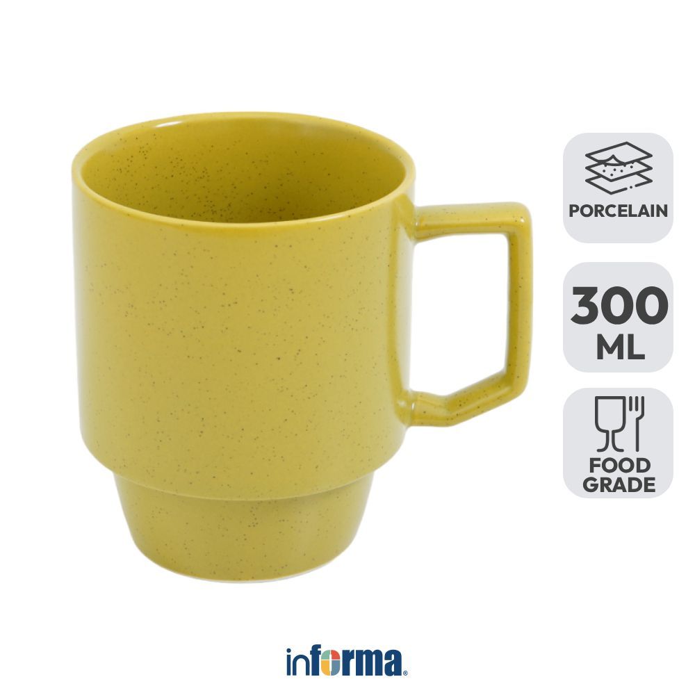 Jual Informa Appetite Dynamic Mug Matte Porcelain 300 ml - Hijau Lime ...