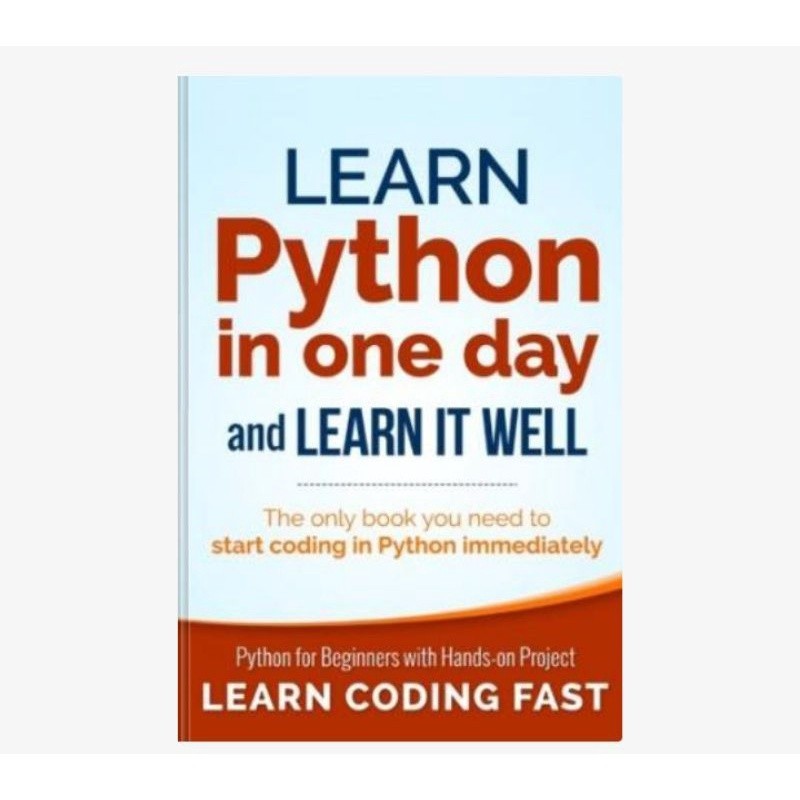 Jual Learn Python in One Day and Learn It Well | Shopee Indonesia