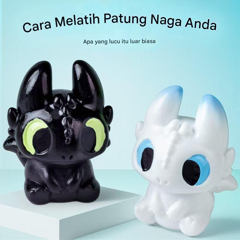 Jual Dekorasi Miniatur Meja/Figurine Kartun Lucu Toothless/Hiasan ...
