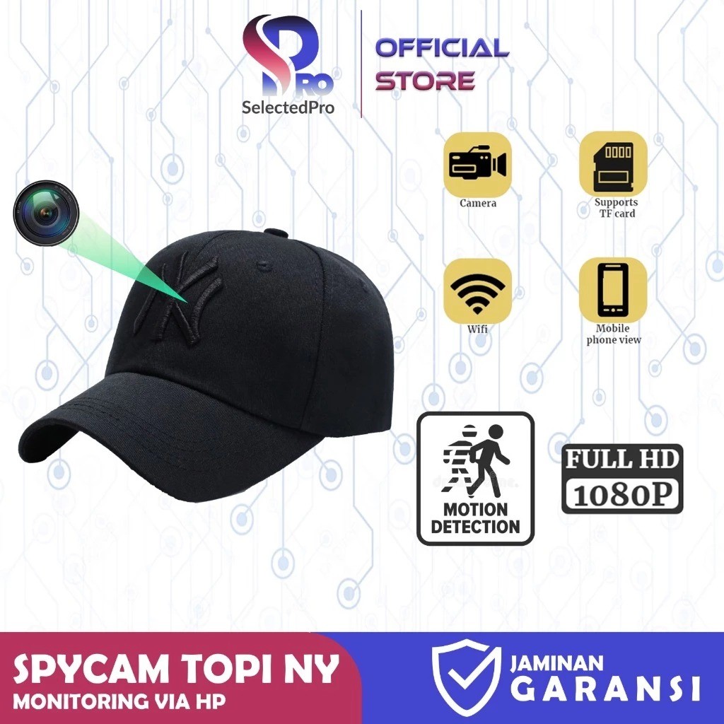 Jual SELECTEDPRO TOPDIYMN Topi Action Camera WiFi Portable Perekam ...