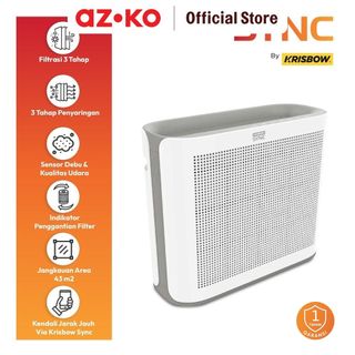 Jual AZKO Krisbow Sync Smart Air Purifier 43 m2 Air Cleaner Penjernih ...