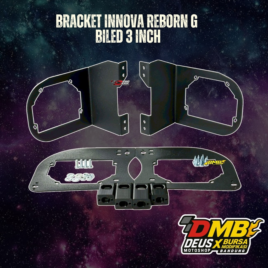 Jual Bracket Biled Innova Reborn G dual biled 3inch premium | Shopee ...