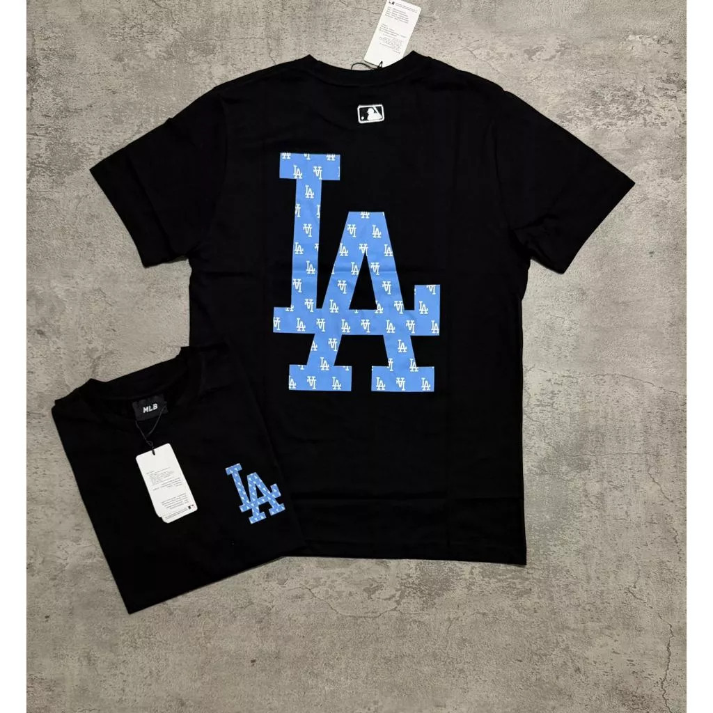 Jual MLB Korea NY Racing Big Logo Tee Black Original | Shopee