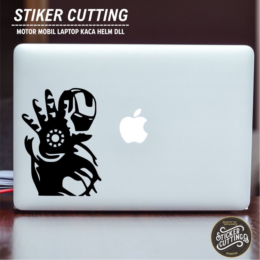 Jual Stiker Iron Man Sticker Cutting Laptop | Shopee Indonesia