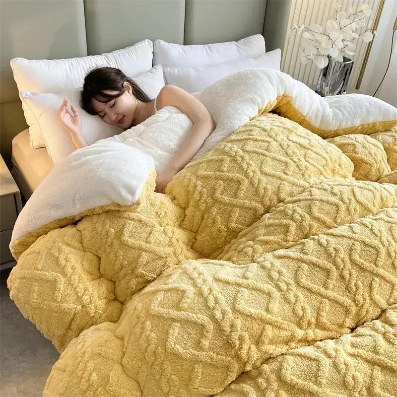 Jual High End Thickened Winter Warm Blankets for Beds Artificial