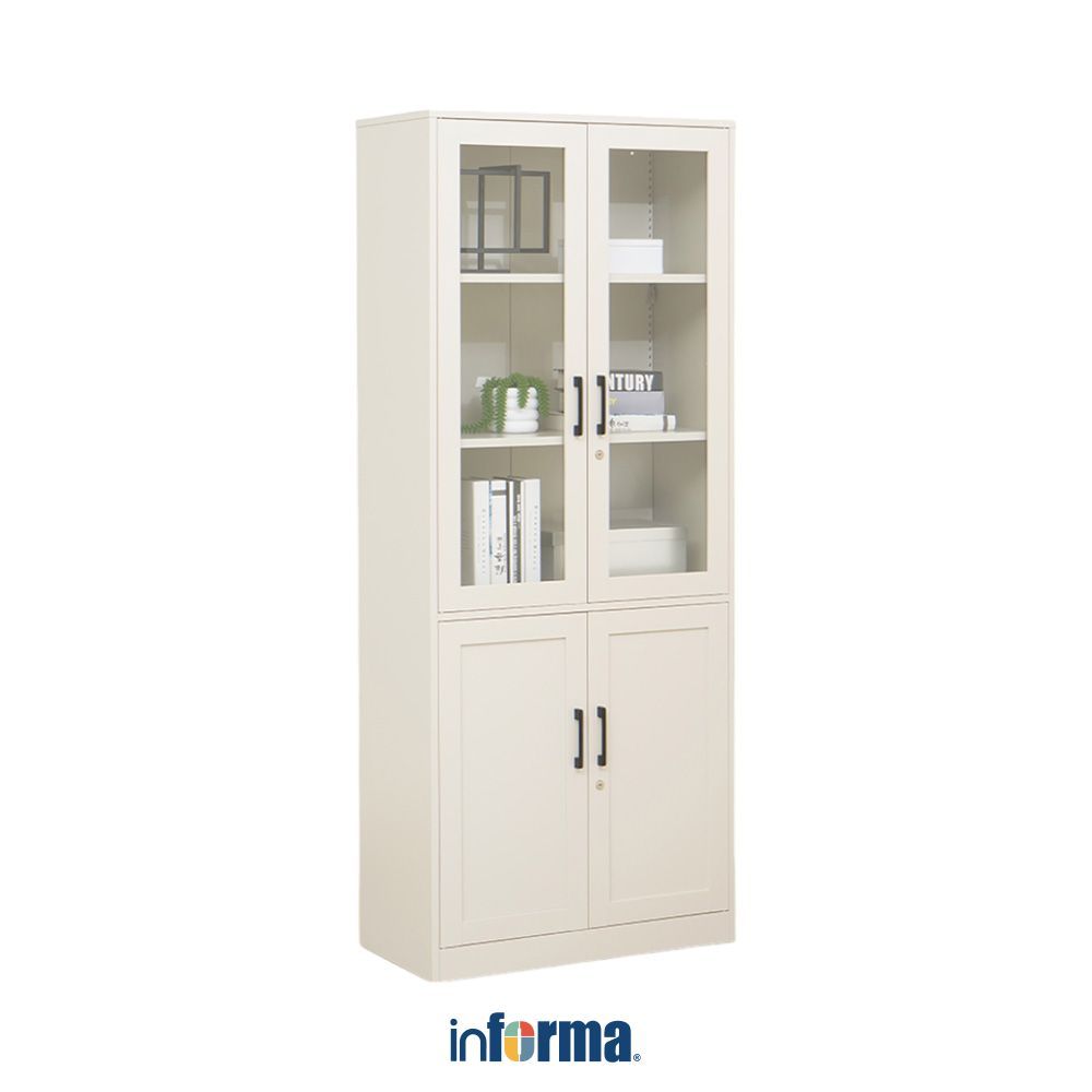 Jual Informa Patto Lemari Arsip Kantor Half Metal - Abu-Abu Office ...