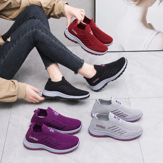 LVRkids Sunny LV0190 Sepatu Sneakers Wanita Tanpa Tali Polos