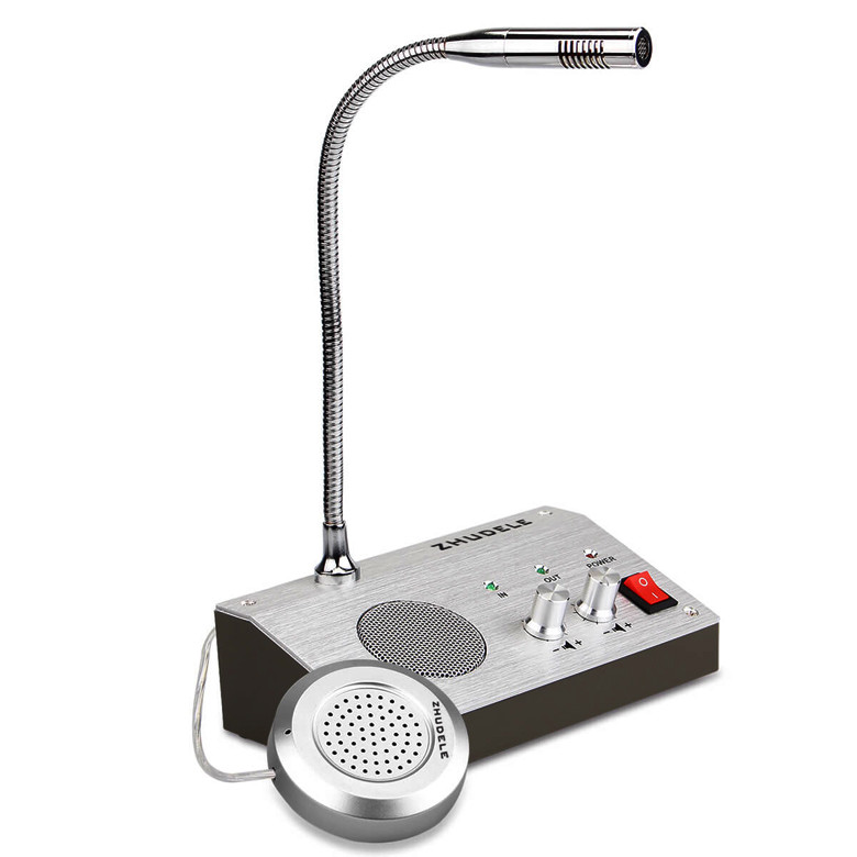 Jual Ideal Window Intercom Microphone For Bank ,Post office, Hospital ...