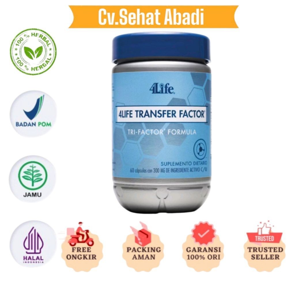 Jual 4Life Transfer Factor Tri Formula isi 60 kapsul Vitamin Suplement ...