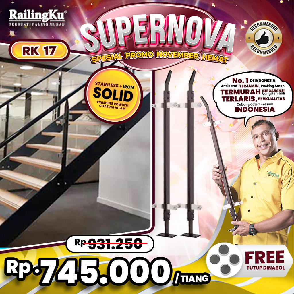 Jual Railing Tangga Stainless Public Area Railingku [SUPERNOVA!] RK 17 ...
