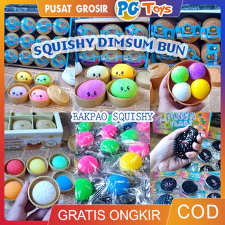 PGTOYS Squishy Bakpao Dumpling Box Oreo Gantungan Lucu Mainan Anak Anti Stres Edukasi Sensori Motorik Viral