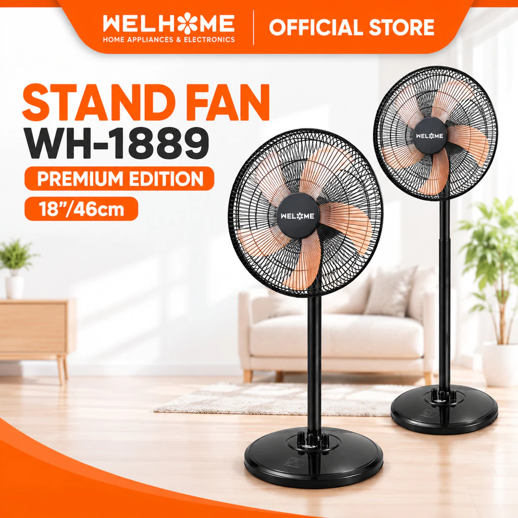 Kipas Angin Meja WELHOME WH-1889