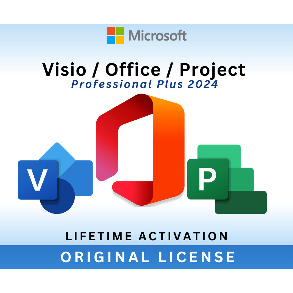 Jual Office / Visio / Project Pro Plus 2024 Digital License - Original ...