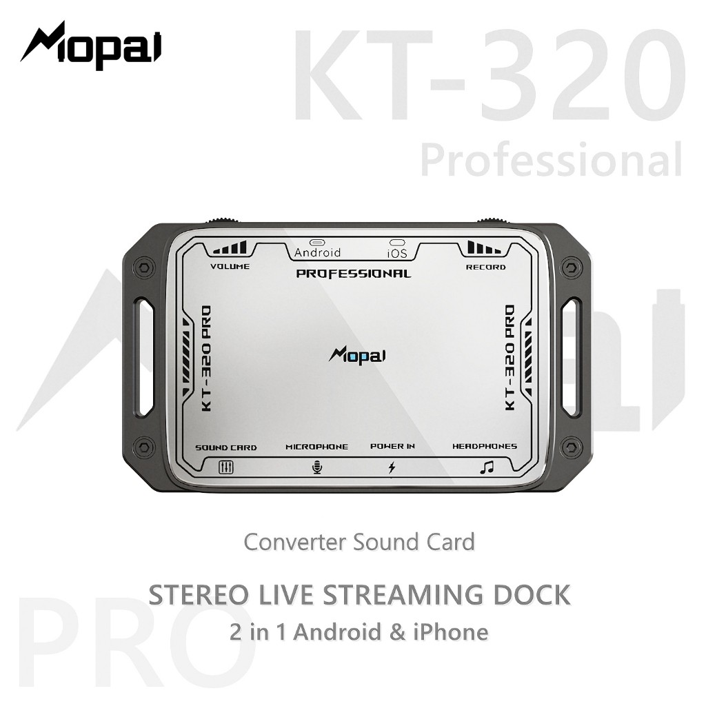 Jual Mopai KT320Pro Stereo LIVE STREAMING DOCK + SOUNDCARD INTERNAL ...
