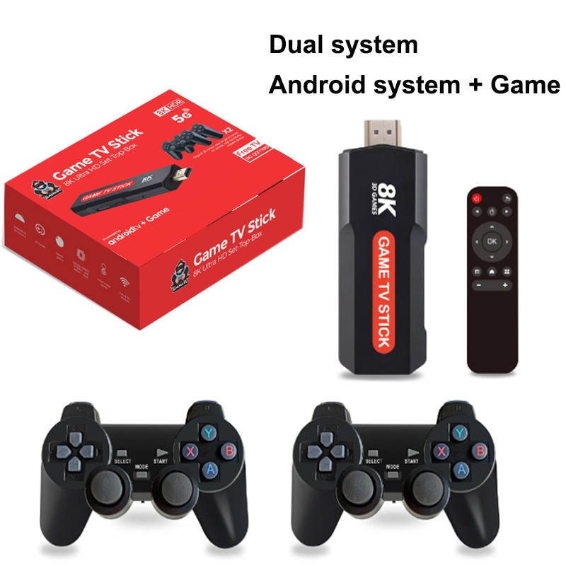 Jual Q9 X2 TV Stick Retro Game Console Built in 10000+ Games Dual ...