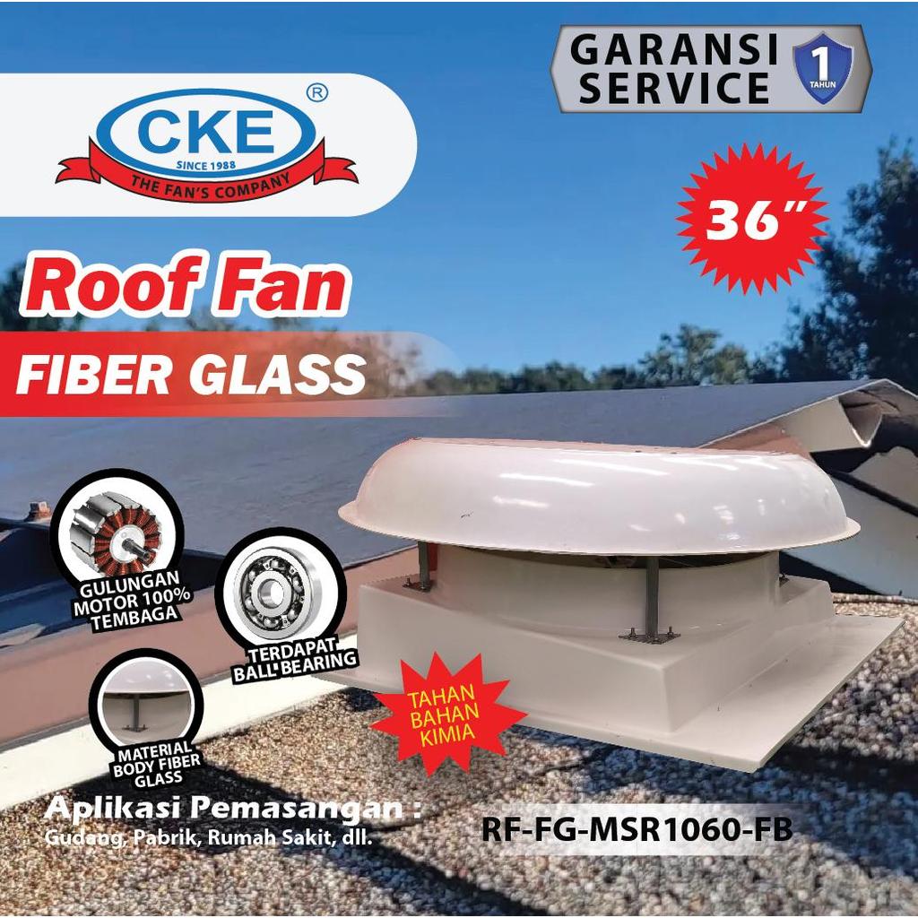 Jual Roof Mounted Fan FRP 1060 Kipas Exhaust Ventilasi Industrial Atap ...